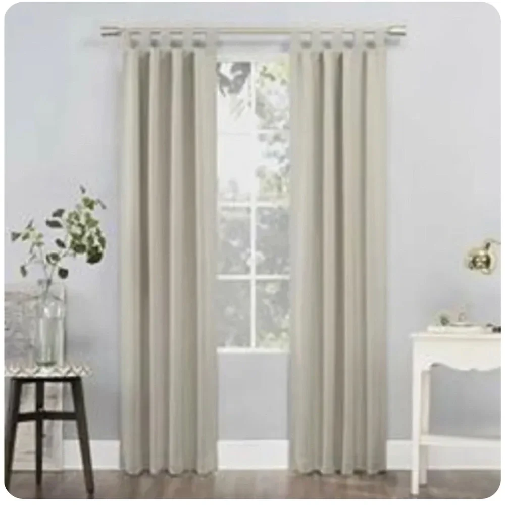 Lot of‎ 3 window Sun Zero Kenneth Energy Saving Curtain Panel 40